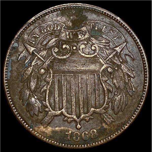 1868 Two-Cent Piece CLOSELY UNCIRCULATED