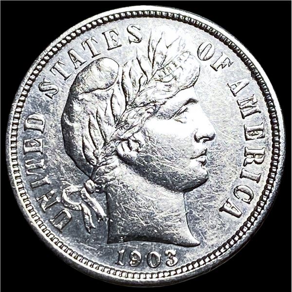 1903-O Silver Barber Dime CLOSELY  UNCIRCULATED
