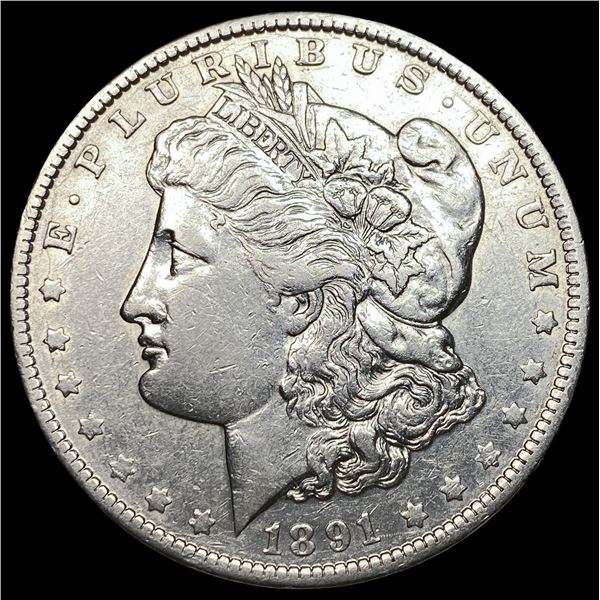 1891-O Silver Morgan Dollar CHOICE AU