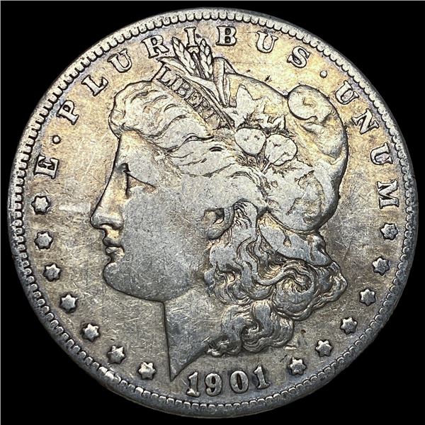 1901-S Silver Morgan Dollar ABOUT  UNCIRCULATED
