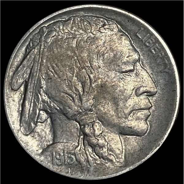 1913-D Buffalo Nickel Type 1 CLOSELY  UNCIRCULATED