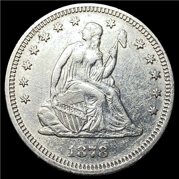 1878 Seated Liberty Quarter CLOSELY  UNCIRCULATED