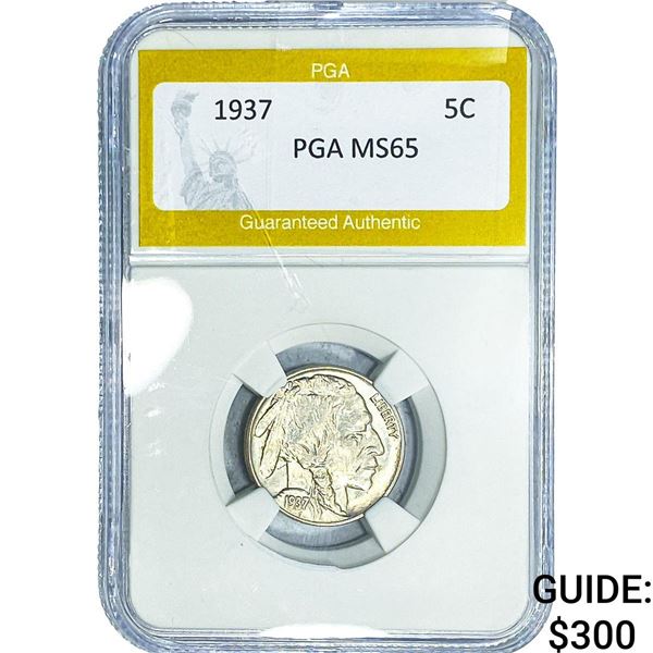1937 Buffalo Nickel PGA MS65