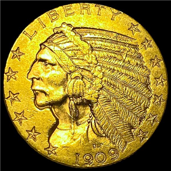1909-D Indian Head Half Eagle $5 Gold  UNCIRCULATED