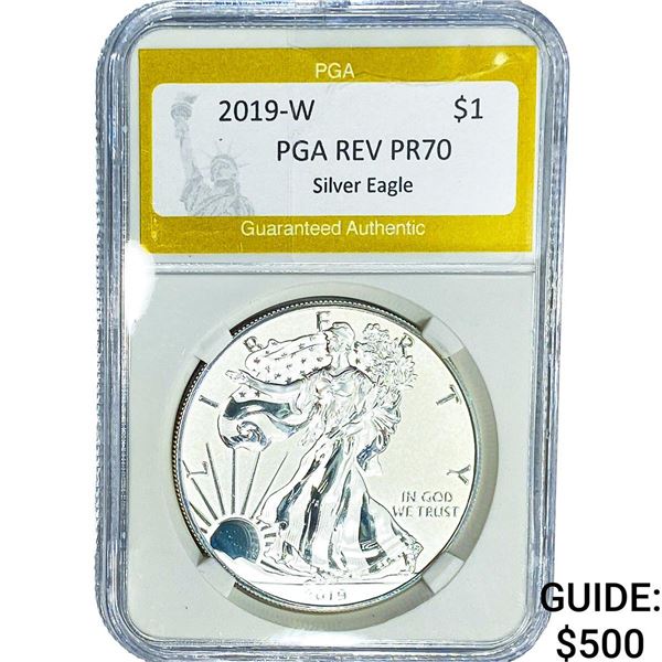 2019-W Silver Eagle PGA REV PR70
