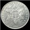 Image 1 : 1861 Silver Three-Cent Piece CLOSELY  UNCIRCULATED