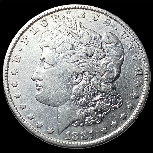 1881 Silver Morgan Dollar NEARLY UNCIRCULATED