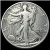 Image 1 : 1938-D Silver Walking Liberty Half Dollar  LIGHTLY CIRCULATED