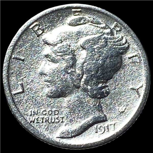 1917-D Silver Mercury Dime HIGH GRADE