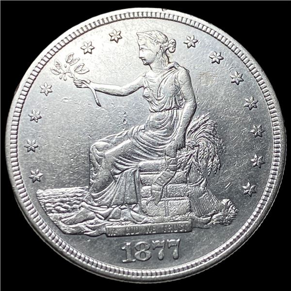 1877-S Silver Trade Dollar CLOSELY  UNCIRCULATED