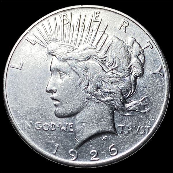 1926-S Peace Silver Dollar NEARLY  UNCIRCULATED