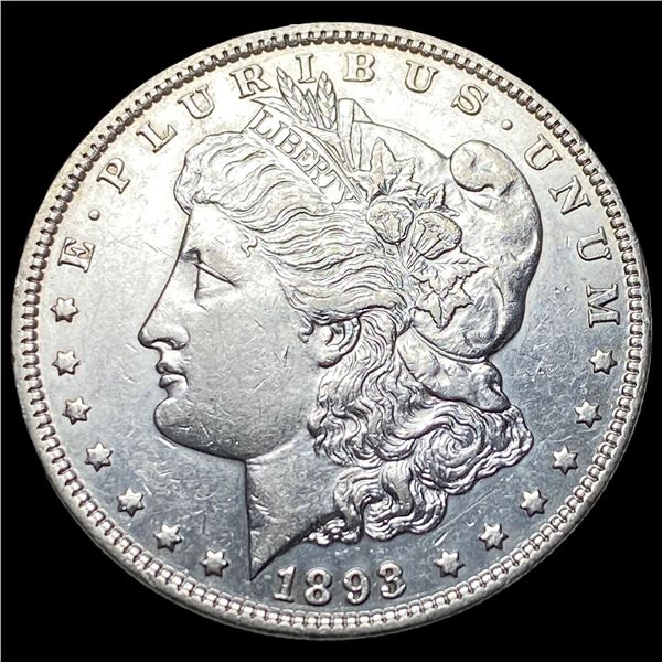 1893 Silver Morgan Dollar CLOSELY  UNCIRCULATED
