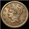 Image 1 : 1855 Braided Hair Large Cent CLOSELY  UNCIRCULATED