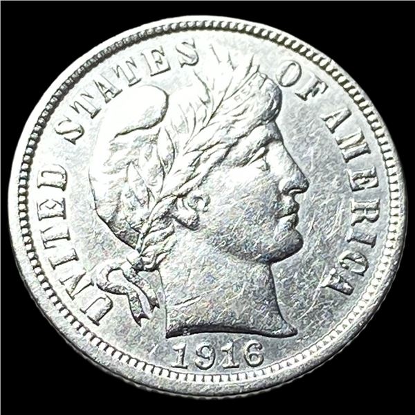 1916 Silver Barber Dime CLOSELY UNCIRCULATED