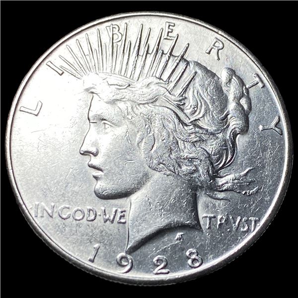 1928-S Silver Peace Dollar CLOSELY  UNCIRCULATED