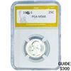 Image 1 : 1941-S Washington Silver Quarter PGA MS66
