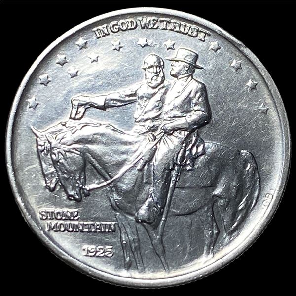 1925 Stone Mountain Silver Half Dollar  CLOSELY UNCIRCULATED