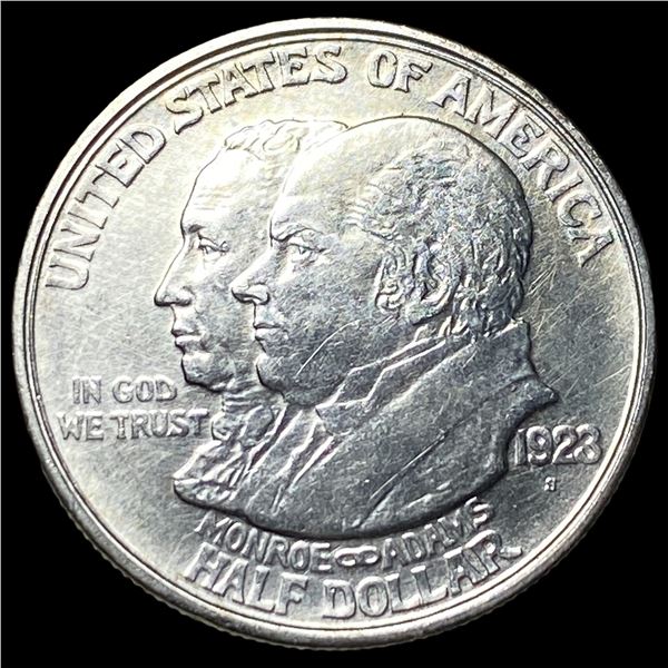 1923-S Silver Monroe Doctrine Half Dollar  UNCIRCULATED
