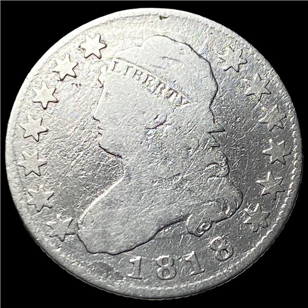 1818 Capped Bust Quarter NICELY CIRCULATED