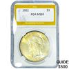 Image 1 : 1922 Silver Peace Dollar PGA MS65