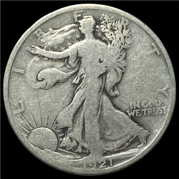 1921 Walking Liberty Half Dollar LIGHTLY  CIRCULATED