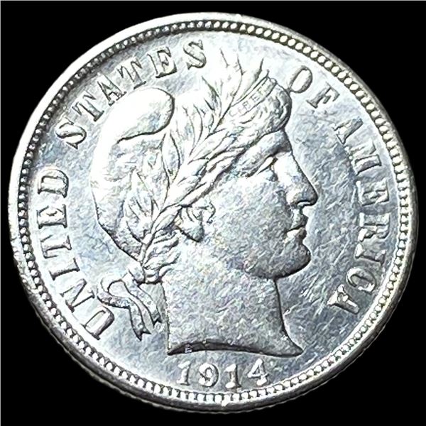 1914-D Silver Barber Dime UNCIRCULATED