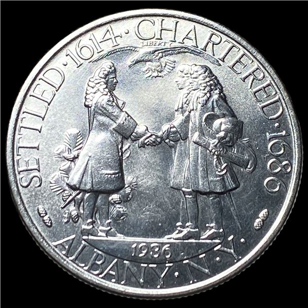 1936 Silver Albany Half Dollar UNCIRCULATED