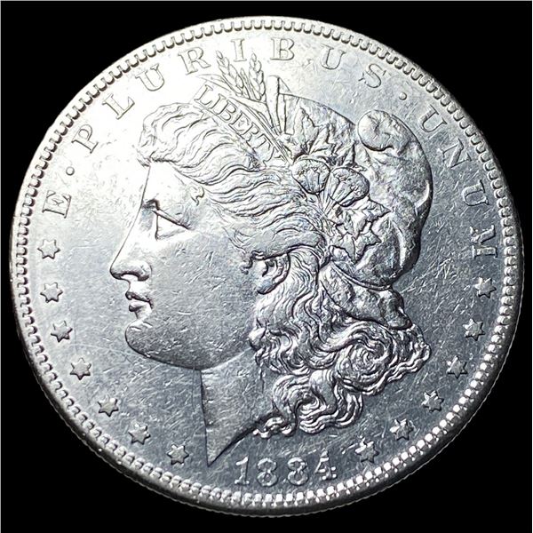1884-S Morgan Silver Dollar CLOSELY  UNCIRCULATED