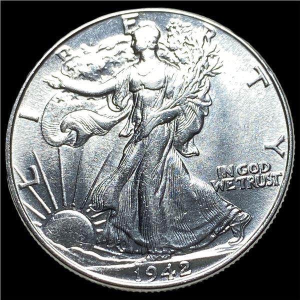 1942 Silver Walking Liberty Half Dollar  UNCIRCULATED