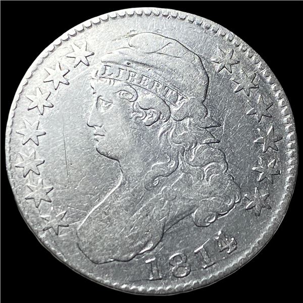 1814/3 Capped Bust Half Dollar LIGHTLY  CIRCULATED