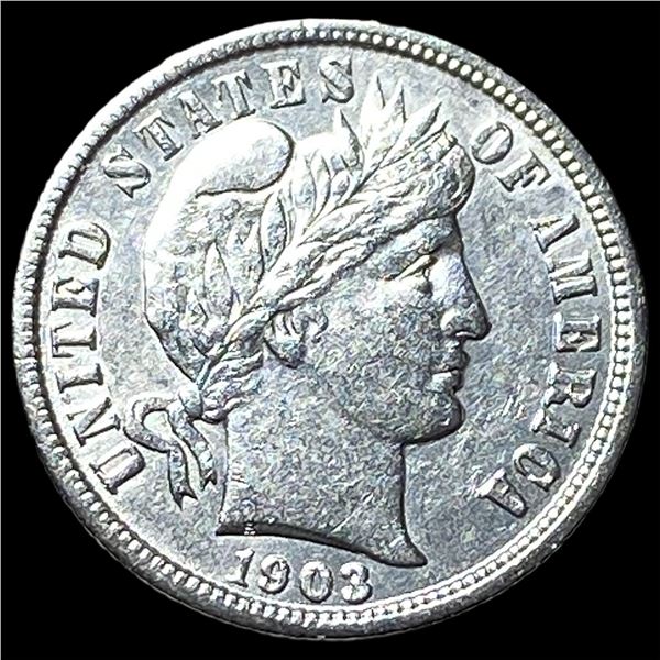 1903 Silver Barber Dime CLOSELY UNCIRCULATED
