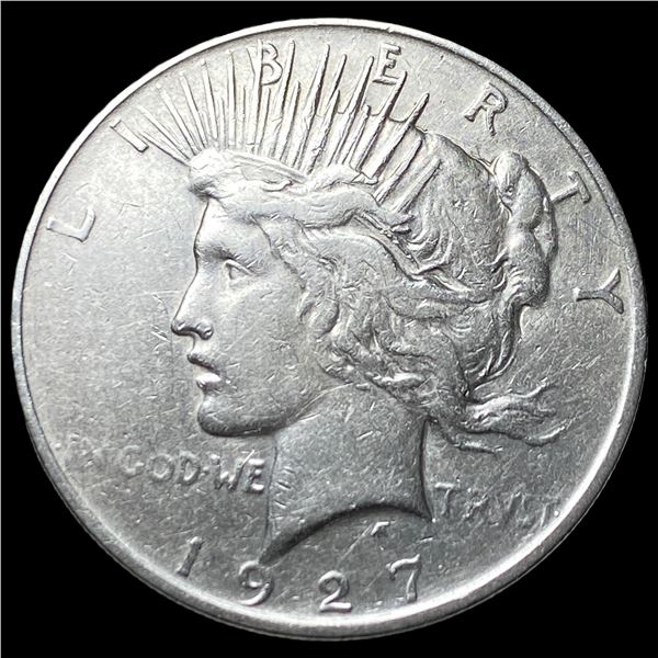 1927-D Silver Peace Dollar NEARLY  UNCIRCULATED