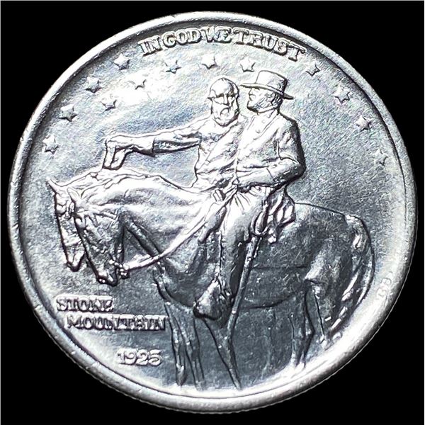 1925 Silver Stone Mountain Half Dollar  UNCIRCULATED
