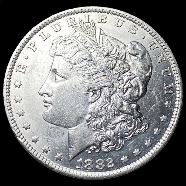 1882-O/S Silver Morgan Dollar CLOSELY  UNCIRCULATED