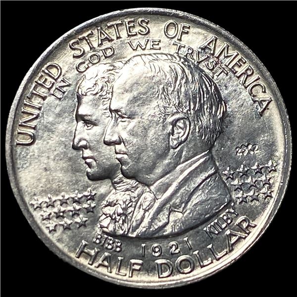 1921 Silver Alabama Half Dollar 2x2  UNCIRCULATED
