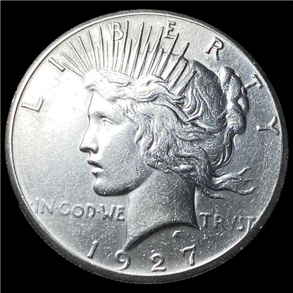 1927 Silver Peace Dollar CLOSELY UNCIRCULATED