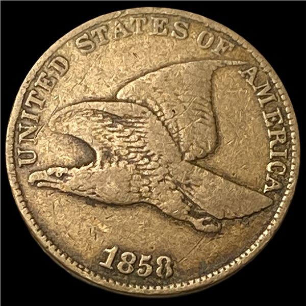 1858 Flying Eagle Cent LIGHTLY CIRCULATED