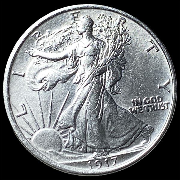 1917 Walking Liberty Half Dollar CHOICE BU