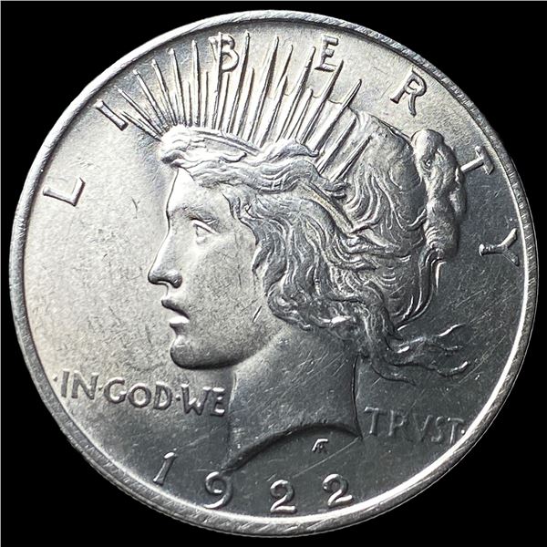 1922 Silver Peace Dollar CHOICE BU