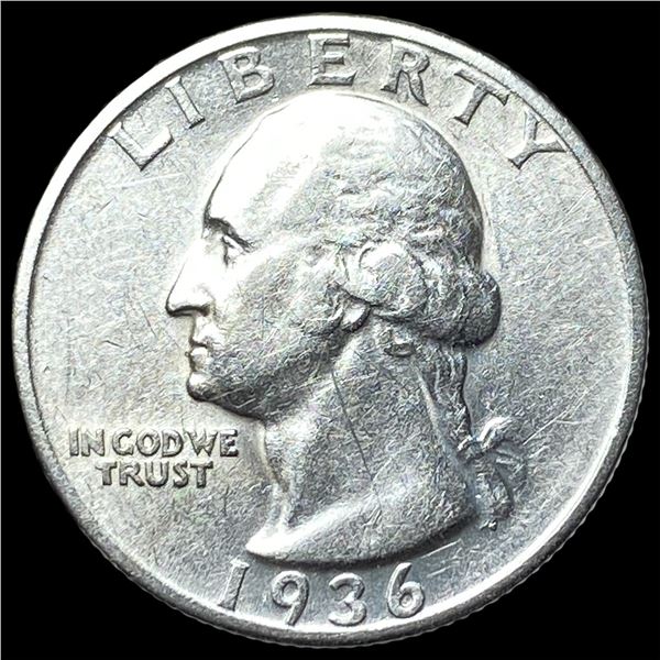 1936-D Silver Washington Quarter CLOSELY  UNCIRCULATED