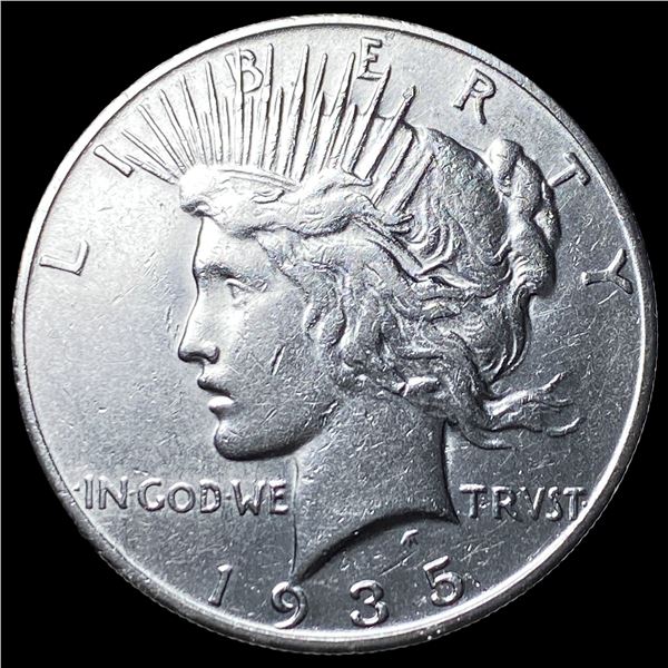 1935-S Silver Peace Dollar CLOSELY  UNCIRCULATED