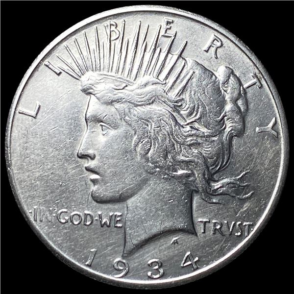 1934-S Peace Silver Dollar CLOSELY  UNCIRCULATED