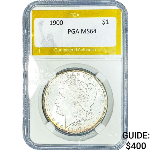 1900 Morgan Silver Dollar PGA MS64