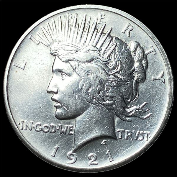1921 Silver Peace Dollar CLOSELY UNCIRCULATED