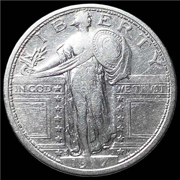 1917-S Type 1 Standing Liberty Quarter  LIGHTLY CIRCULATED