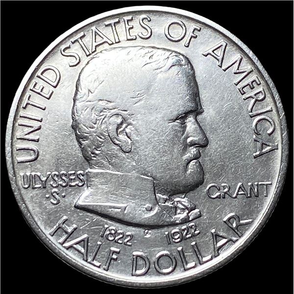 1922-S Silver Grant Half Dollar NEARLY  UNCIRCULATED