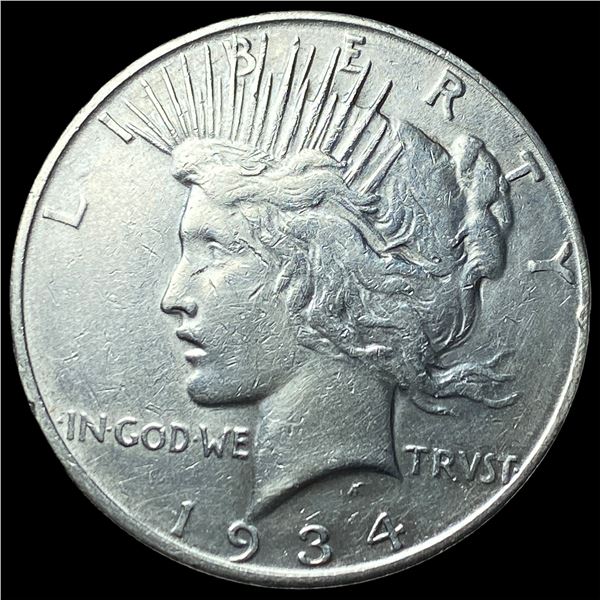 1934-D Peace Silver Dollar CLOSELY  UNCIRCULATED