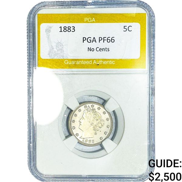 1883 Liberty Victory Nickel PGA PF66 No Cents