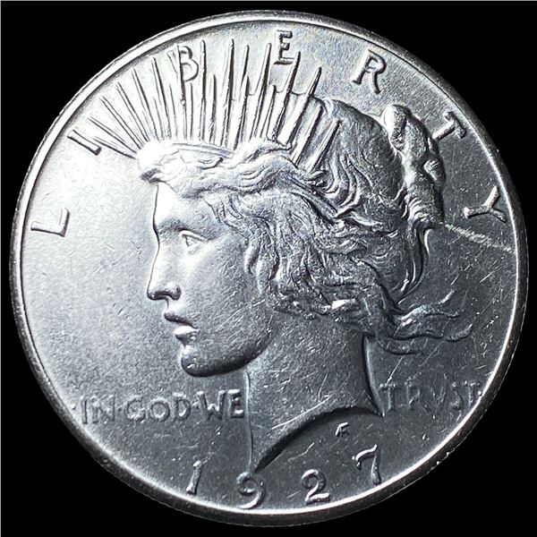 1927 Silver Peace Dollar CLOSELY UNCIRCULATED