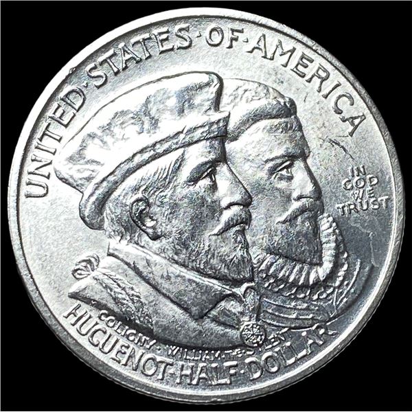 1924 Silver Huguenot-Walloon Half Dollar  CHOICE BU